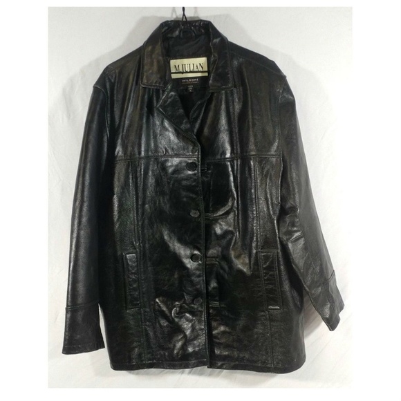 Wilsons Men's M. Julian Leather Jacket Coat Size M - Picture 2 of 8